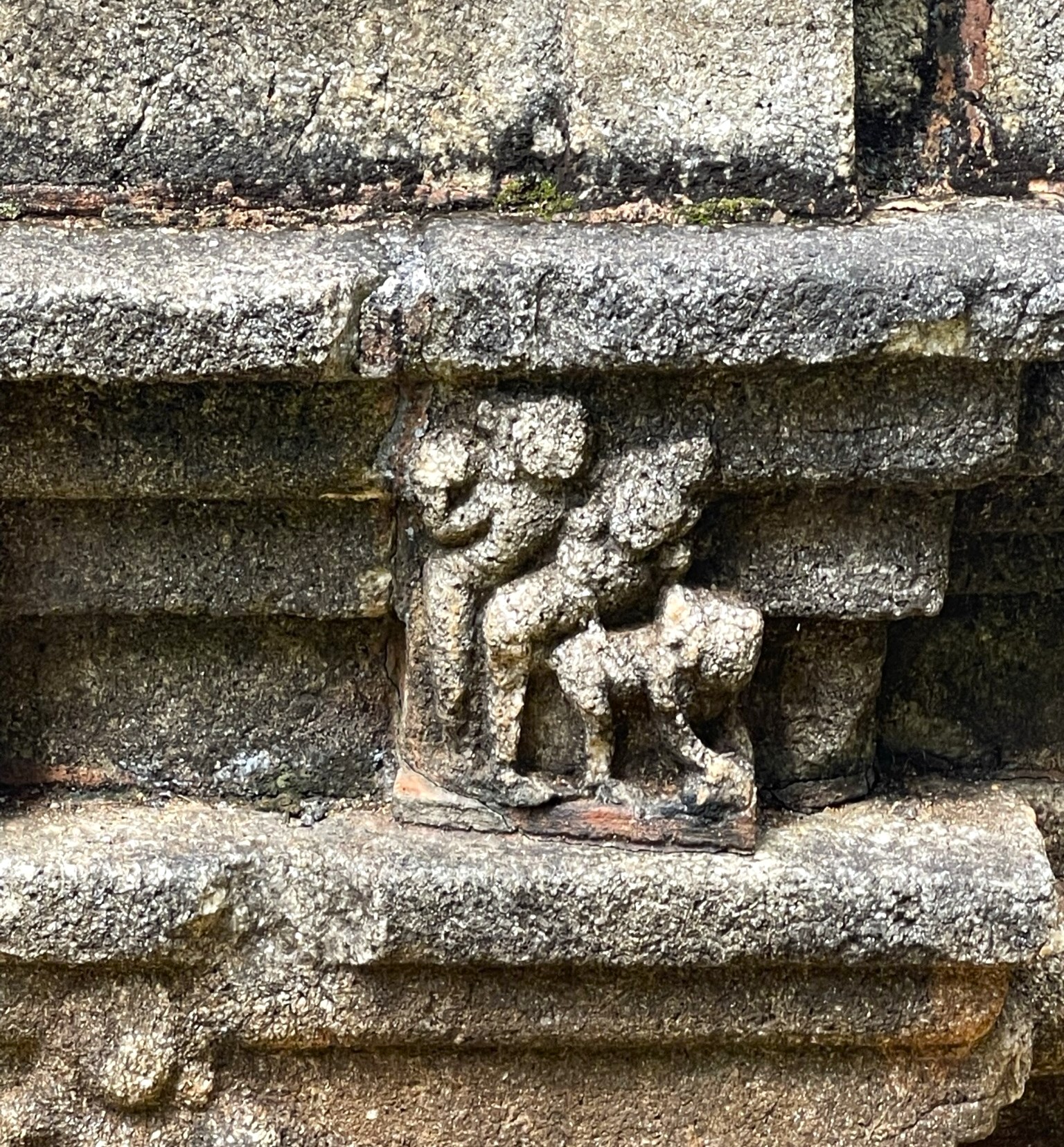 Manava Maithuna Carving Nalanda Gedige